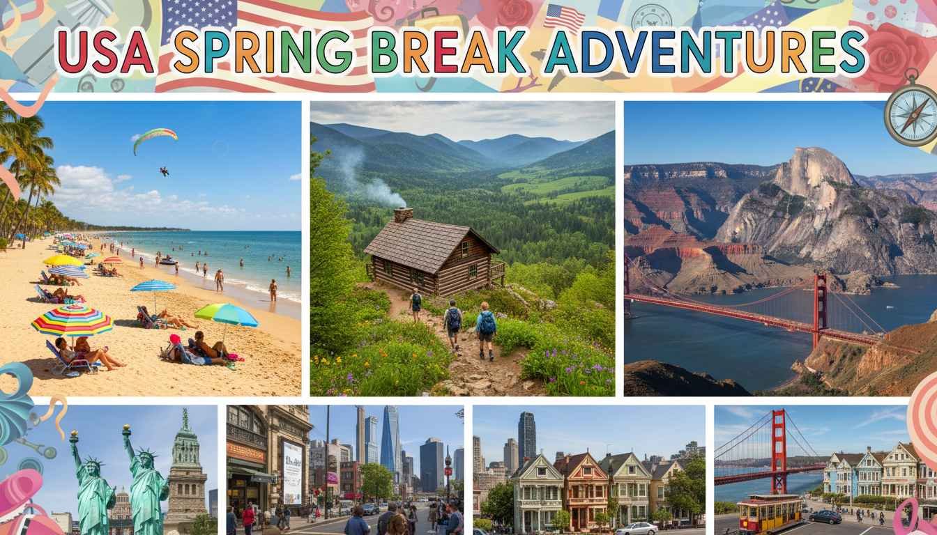 places to visit during spring break in usa