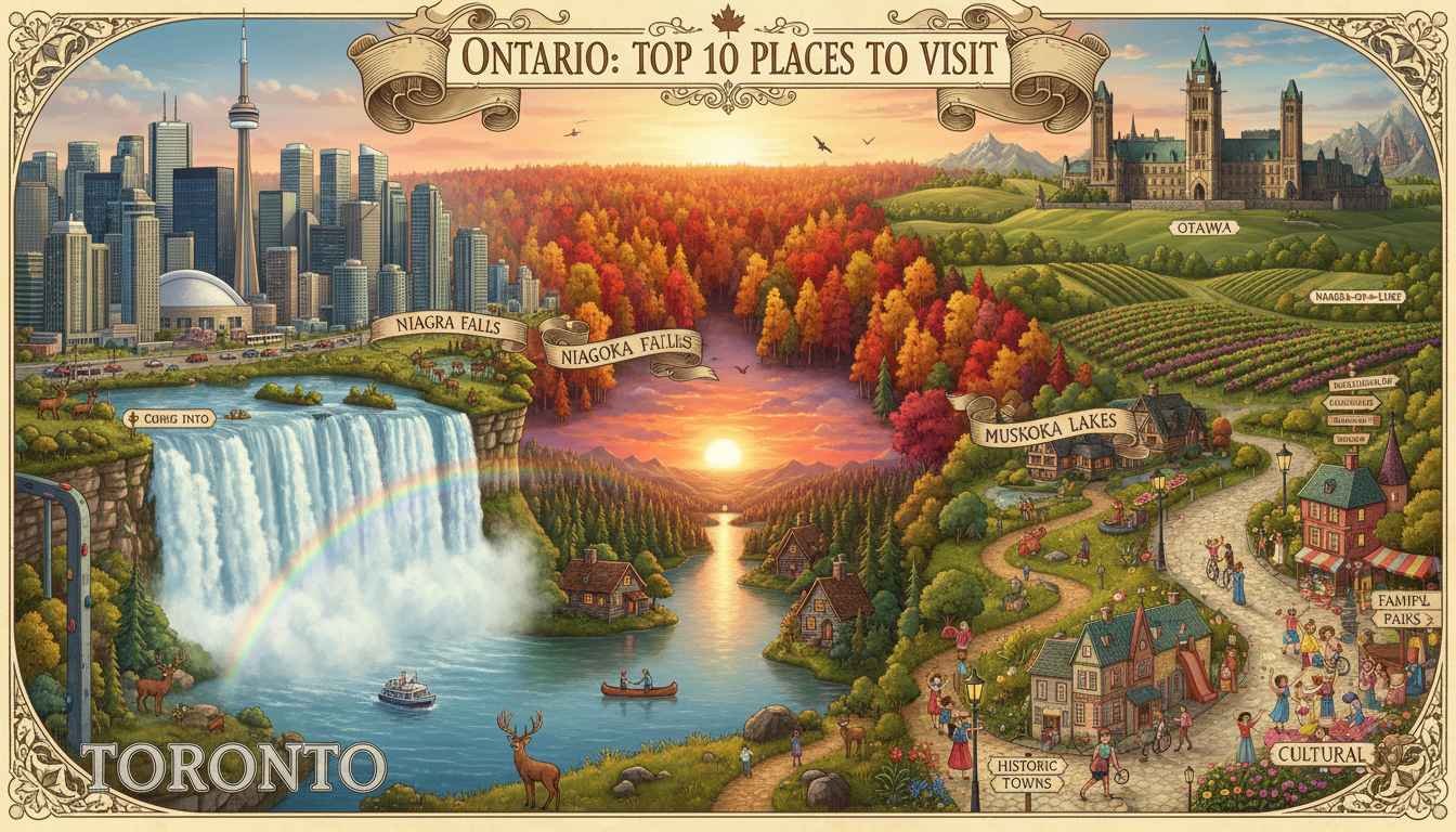 top ten places to visit in ontario