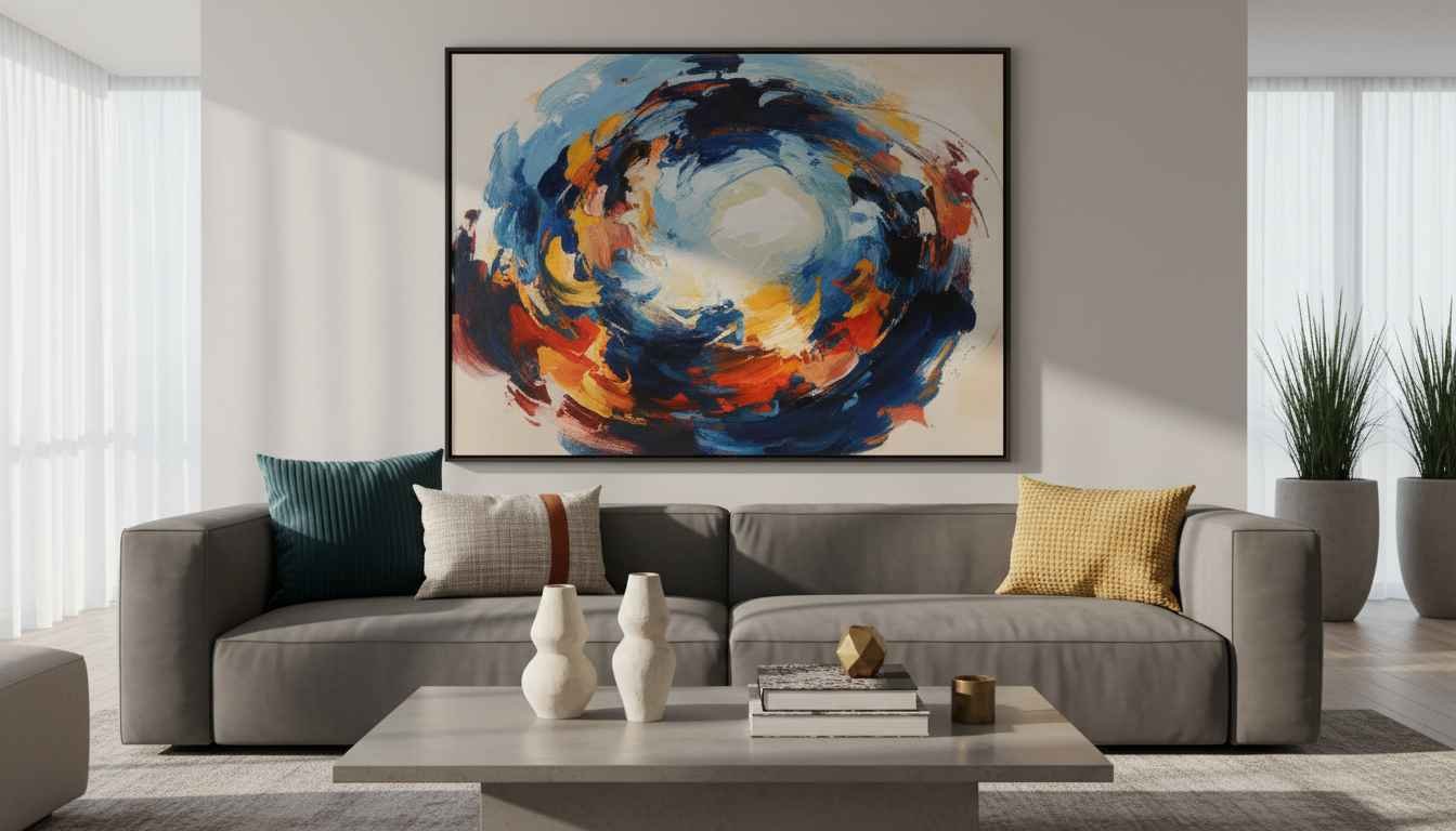 home goods abstract art
