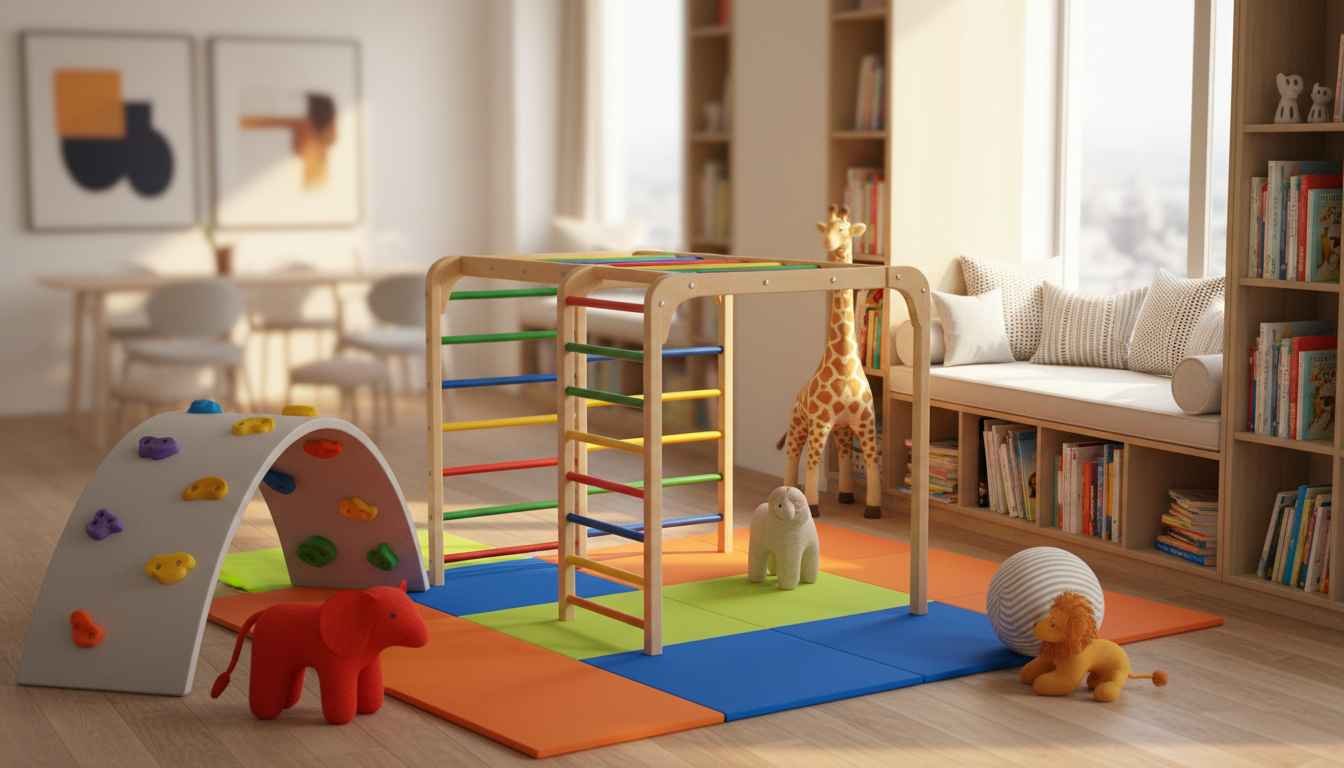 indoor monkey bars for kids